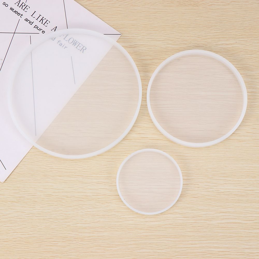 DIY Craft Silicone Fluid Arts  - đánh giá và giá Coaster Mold Round