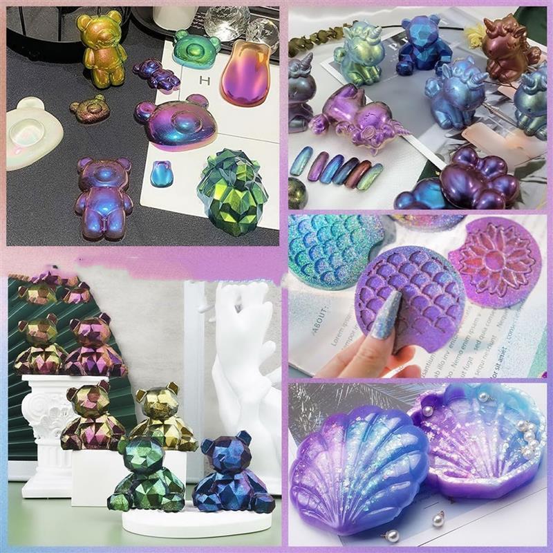 3g Mirror Chameleons Resin Pig - đánh giá và giá Resin Pigment Set