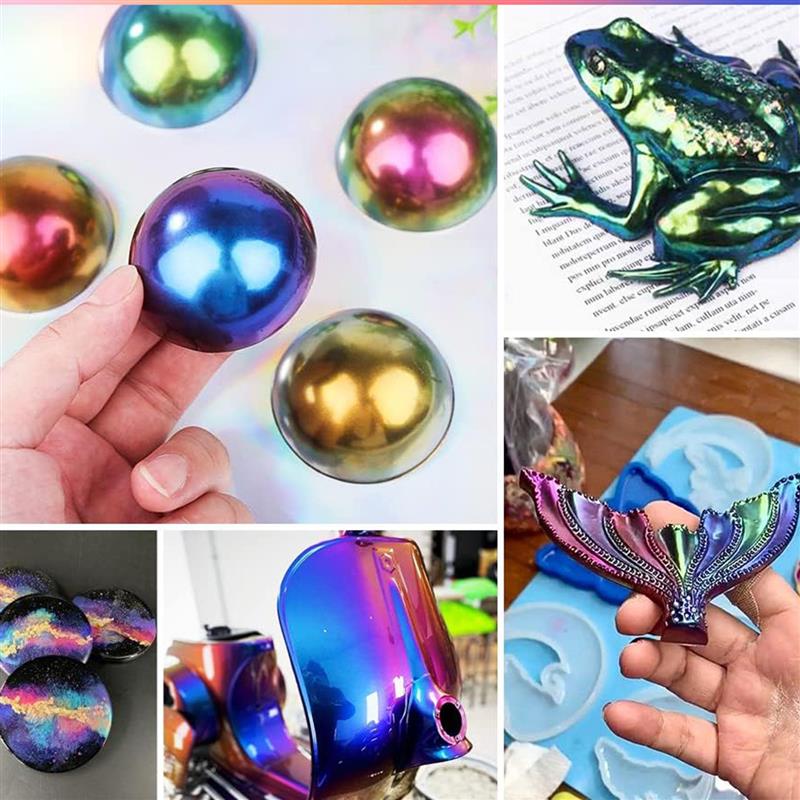 3g Mirror Chameleons Resin Pig - đánh giá và giá Resin Pigment Set
