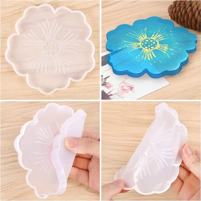 DIY Sakura Shaped Resin Mold - - đánh giá và giá Geode Mold Silicone