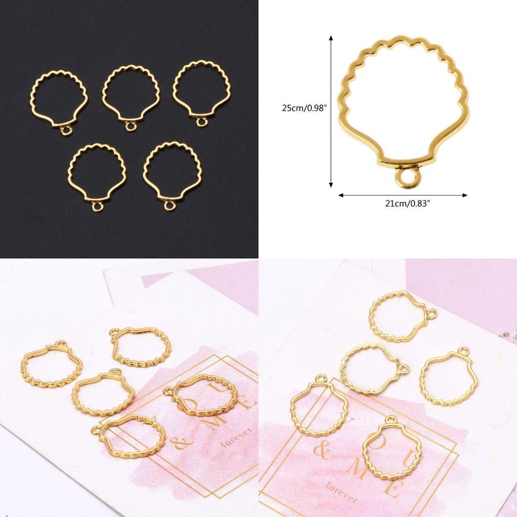 5 Miếng Cho Vỏ Trống Khung Rỗn - đánh giá và giá Bezels Set Pendant