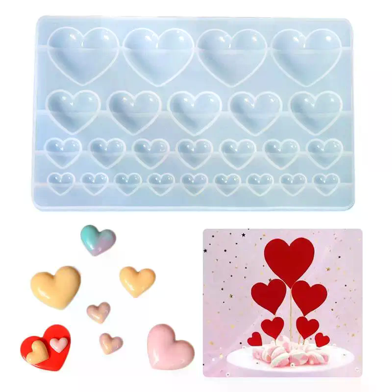 Silicone Mold Heart Shape Pend - đánh giá và giá Resin Craft Workshop