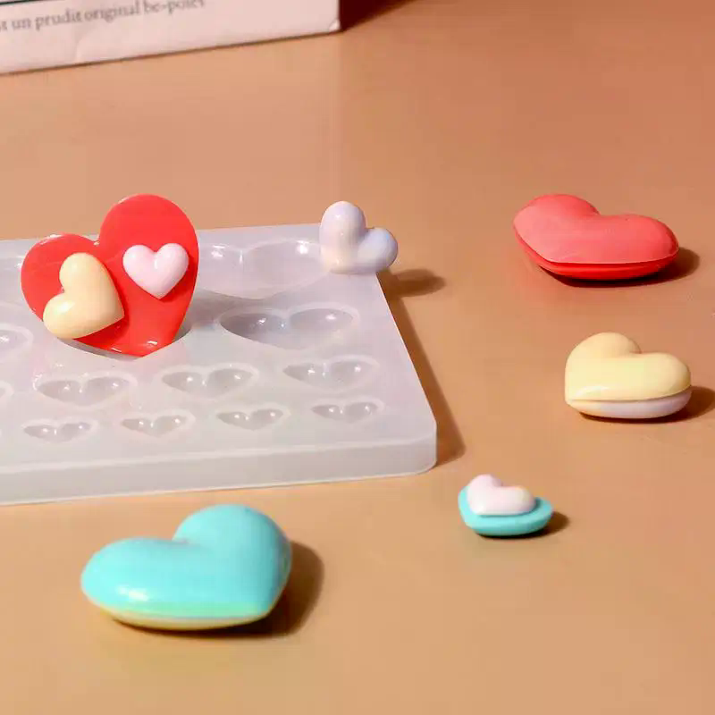 Silicone Mold Heart Shape Pend - đánh giá và giá Resin Craft Workshop