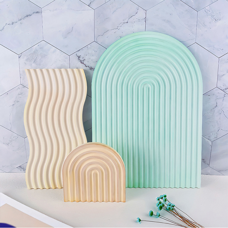 DIY Striped Wave Tray Mold For - đánh giá và giá Silicone Mold Tray
