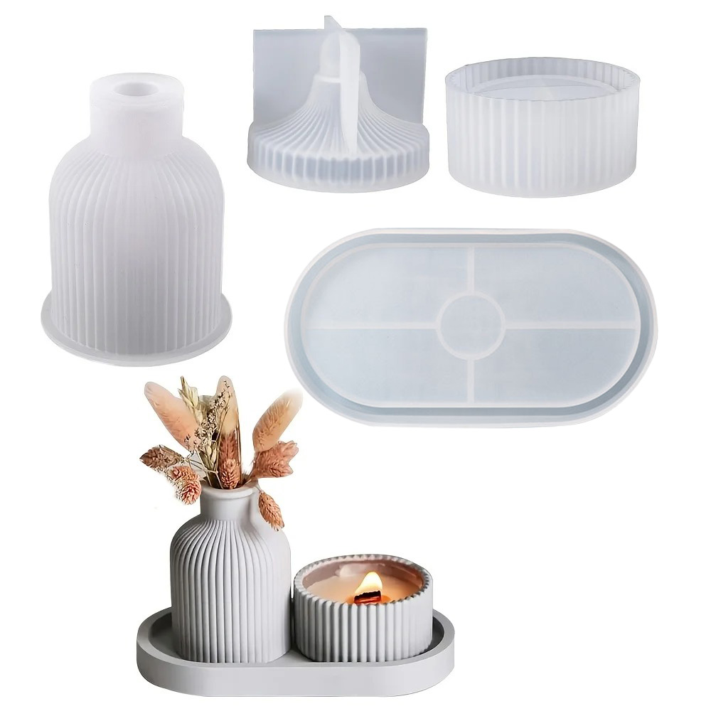 4pcs Silicone Molds Oval Tray  - đánh giá và giá Silicone Mold Tray