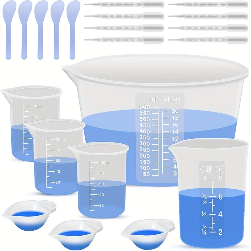 Silicone Resin Mixing Measurin - đánh giá và giá Mixing Cup Silicone