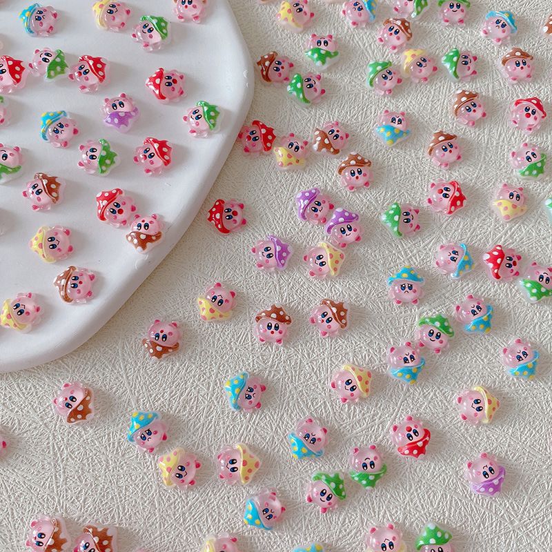 2/10/20pcs Kirby Nail Charms 3 - đánh giá và giá Crafting Resin