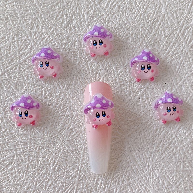 2/10/20pcs Kirby Nail Charms 3 - đánh giá và giá Crafting Resin
