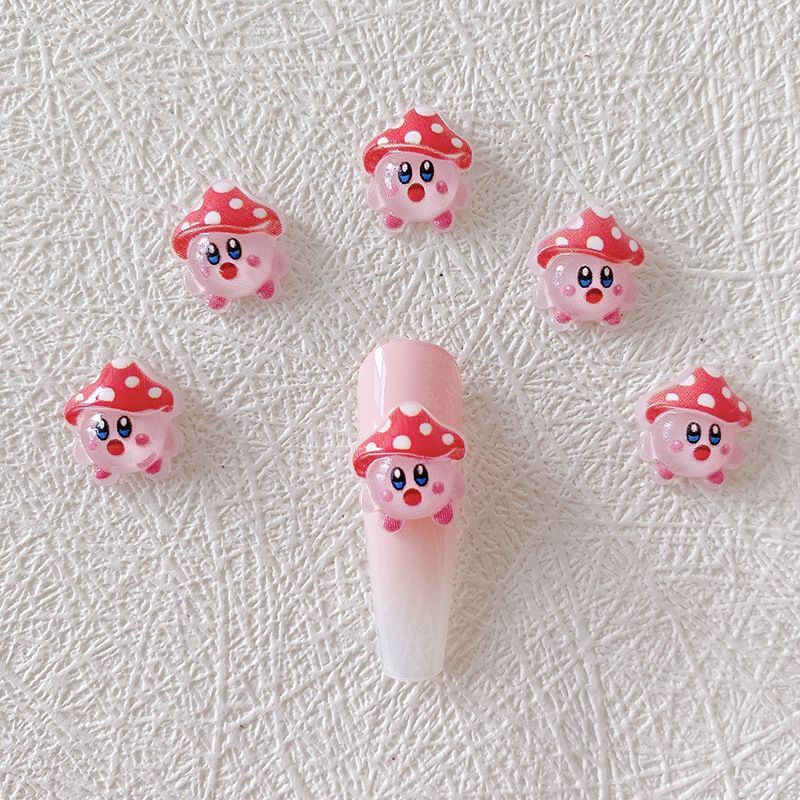 2/10/20pcs Kirby Nail Charms 3 - đánh giá và giá Crafting Resin