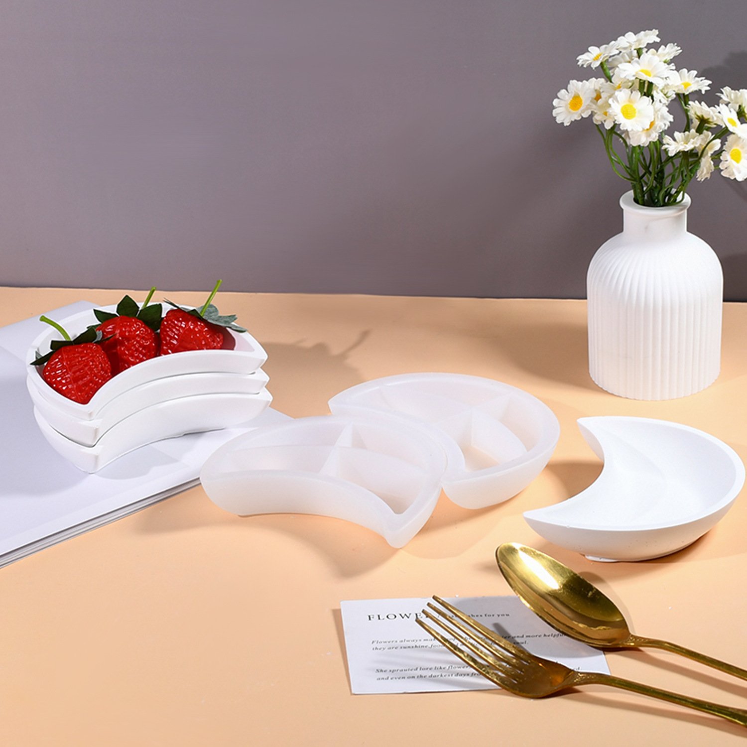 DIY epoxy resin mold creative  - đánh giá và giá Silicone Mold Tray