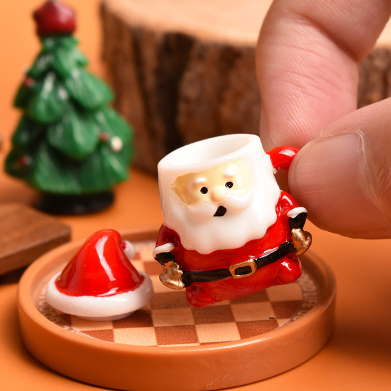 Mini Santa Teacup Ornament - R - đánh giá và giá Crafting Resin