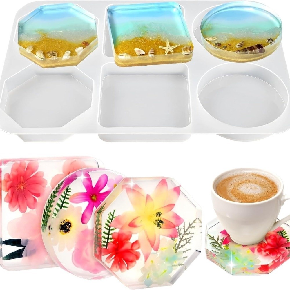 Creative Coasters Silicone Mol - đánh giá và giá Coaster Mold Round
