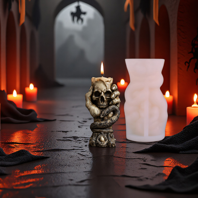 Halloween Skull Aroma Candle S - đánh giá và giá Resin Craft Workshop