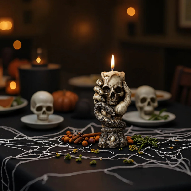 Halloween Skull Aroma Candle S - đánh giá và giá Resin Craft Workshop