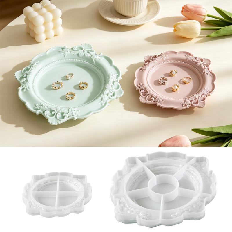 1Pcs Vintage Baroque Relief Si - đánh giá và giá Silicone Mold Tray