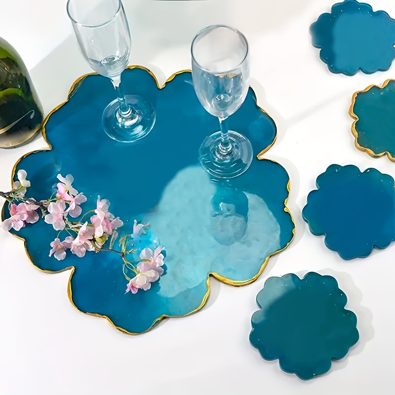 5pcs Mirror Large Flower Small - đánh giá và giá Silicone Mold Tray