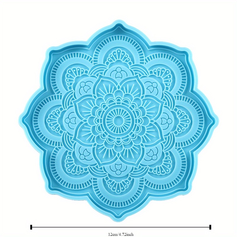 Mandala Coaster Silicone Mold  - đánh giá và giá Silicone Mold Tray