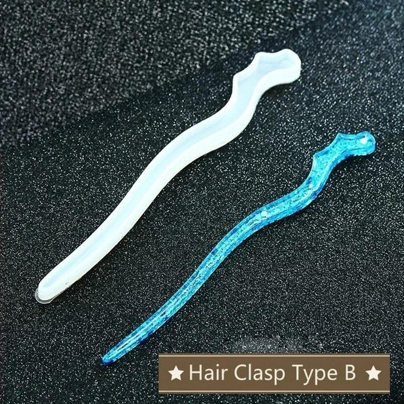 New Transparent Hairpin Silico - đánh giá và giá Resin Craft Projects