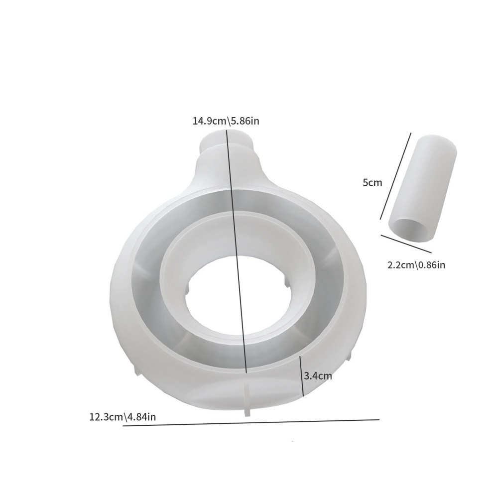 Donut Shape Mold Flexible Plas - đánh giá và giá Resin Craft Workshop