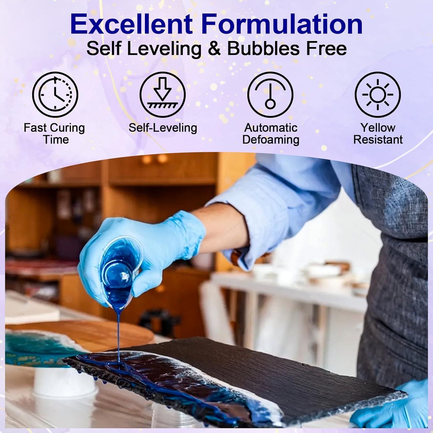 Clear Epoxy Resin AB Glue Hard - đánh giá và giá Resin Jewelry Kit