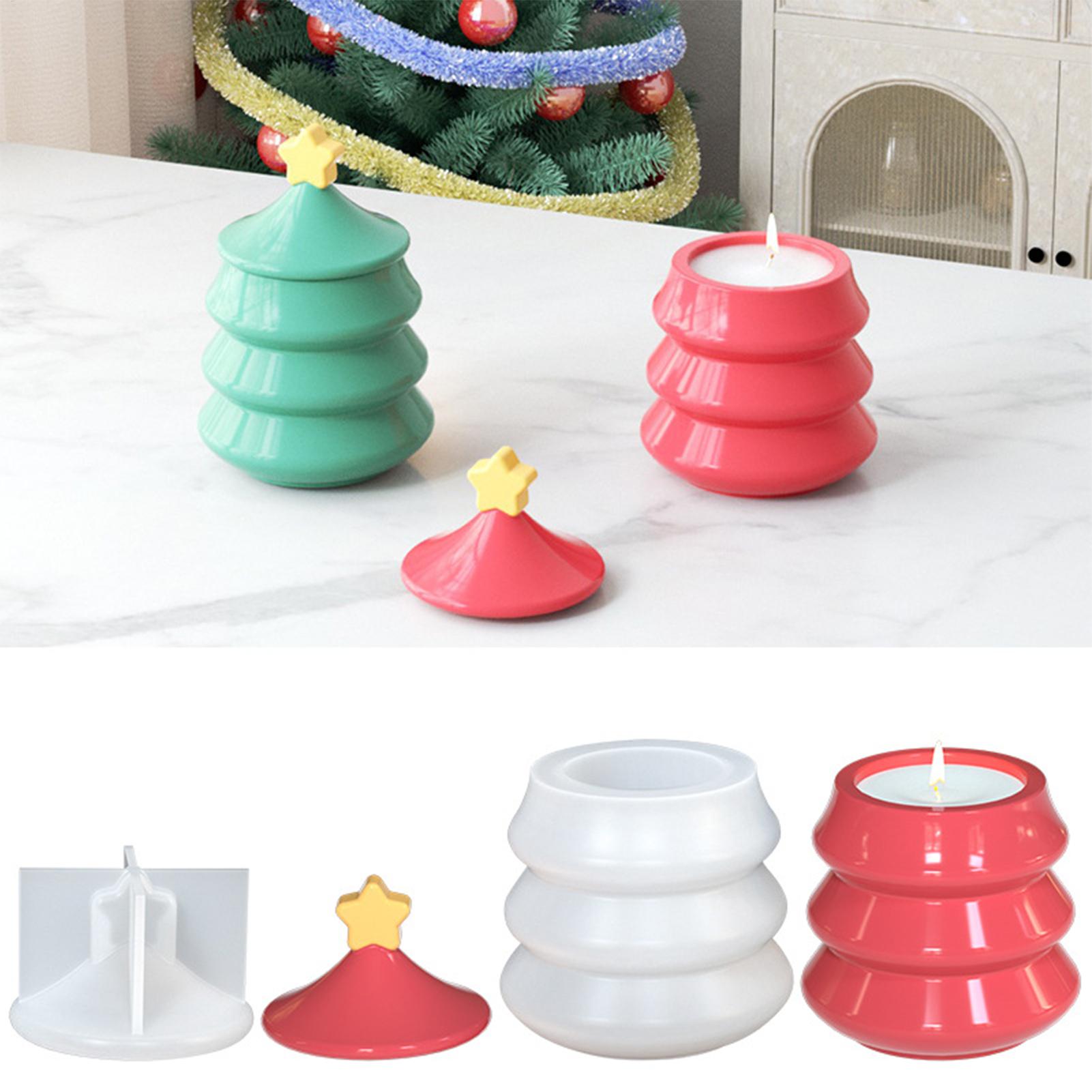 Christmas Tree Jar Mold DIY Si - đánh giá và giá Resin Craft Workshop