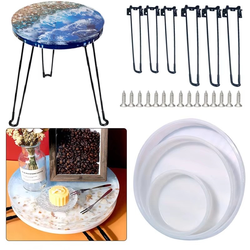 Large Round Tray UV Resin Mold - đánh giá và giá Coaster Mold Round