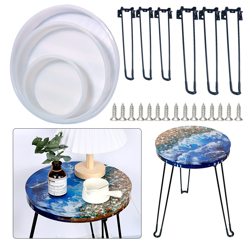 Large Round Tray UV Resin Mold - đánh giá và giá Coaster Mold Round
