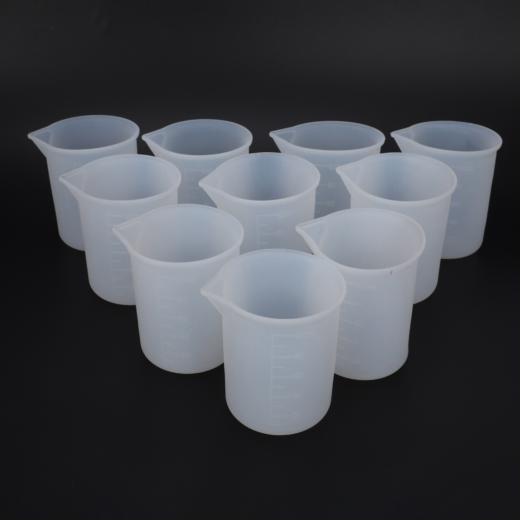 HLZS-30Pcs Silicone Measuring  - đánh giá và giá Mixing Cup Silicone
