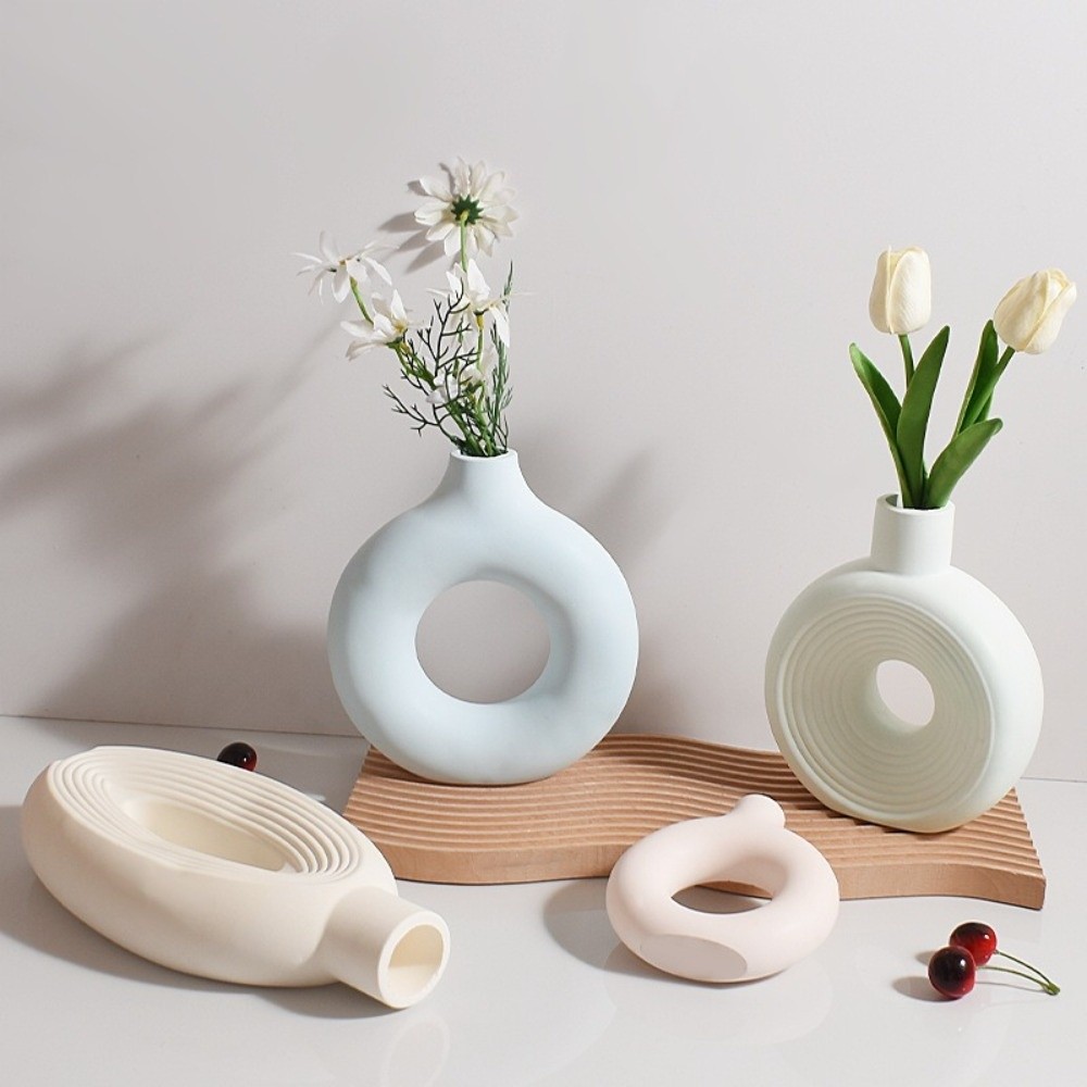 Oval Stripe Silicone Vase Mold - đánh giá và giá Resin Craft Workshop