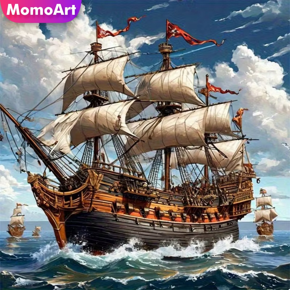 Momoart Diamond Painting Ship  - đánh giá và giá Resin Craft For Beginners