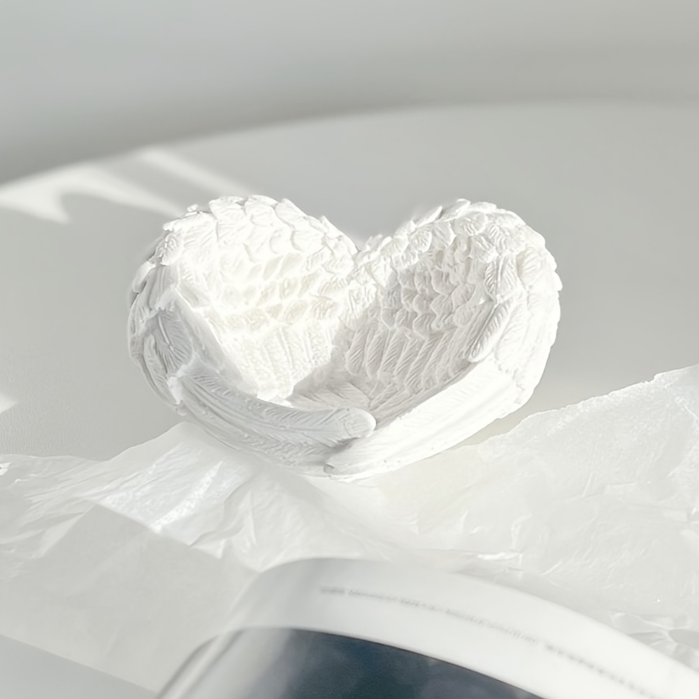 1pc Angel Wing Heart Silicone  - đánh giá và giá Resin Craft Ideas