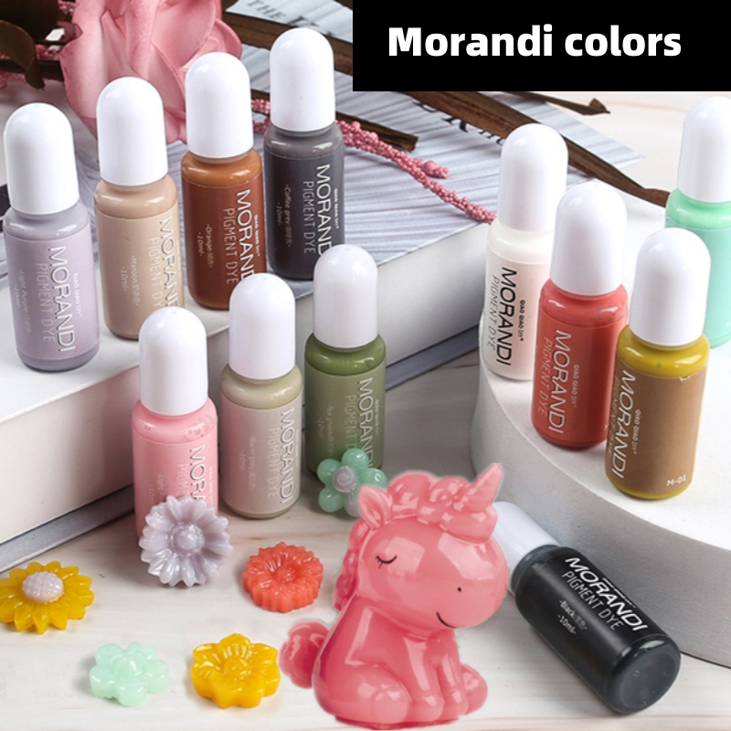 24Colors Morandi Opaque Color  - đánh giá và giá Resin Dye Alcohol