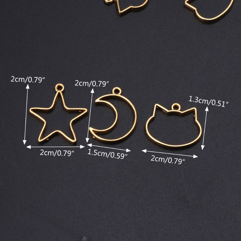 90 Chiếc Mèo Trăng Sao Nhựa Kh - đánh giá và giá Bezels Set Pendant