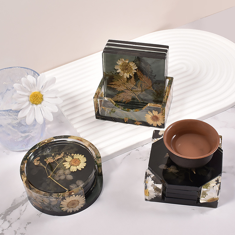 Silicone Coaster Storage Box M - đánh giá và giá Coaster Mold Round