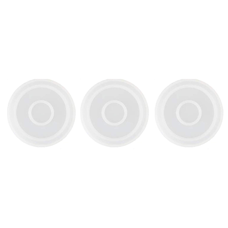 3 Pack Big DIY Round Coaster S - đánh giá và giá Coaster Mold Round