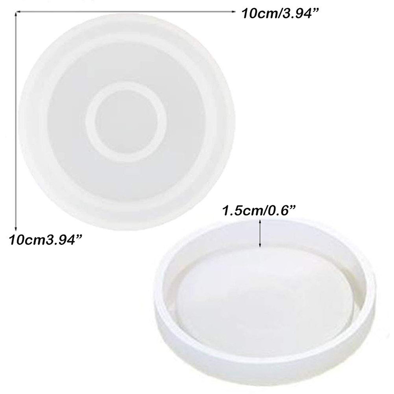 3 Pack Big DIY Round Coaster S - đánh giá và giá Coaster Mold Round