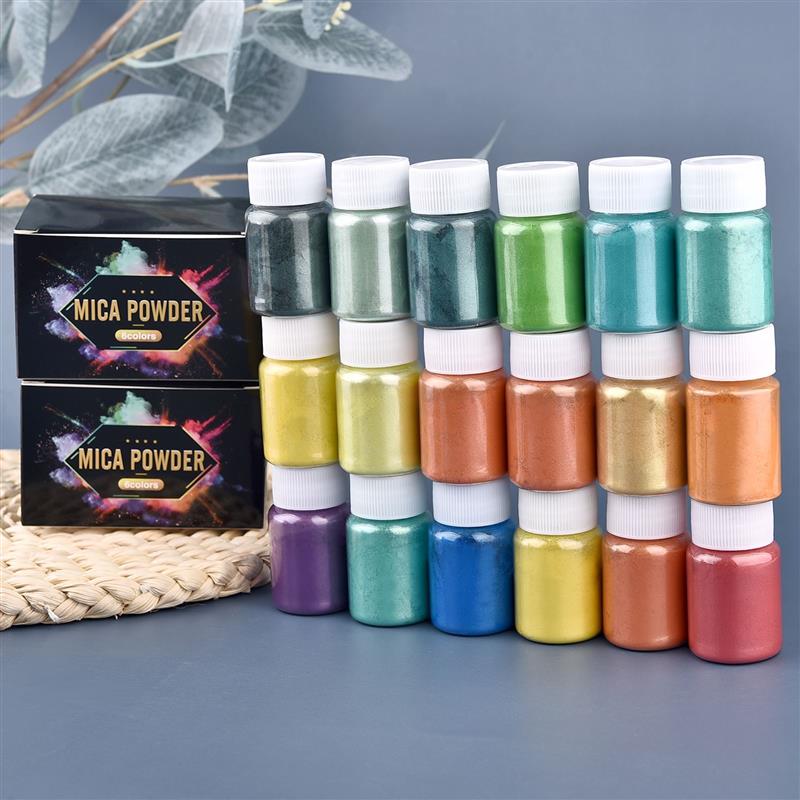 6 Pcs-Set Epoxy Resin Dye Mica - đánh giá và giá Resin Pigment Set