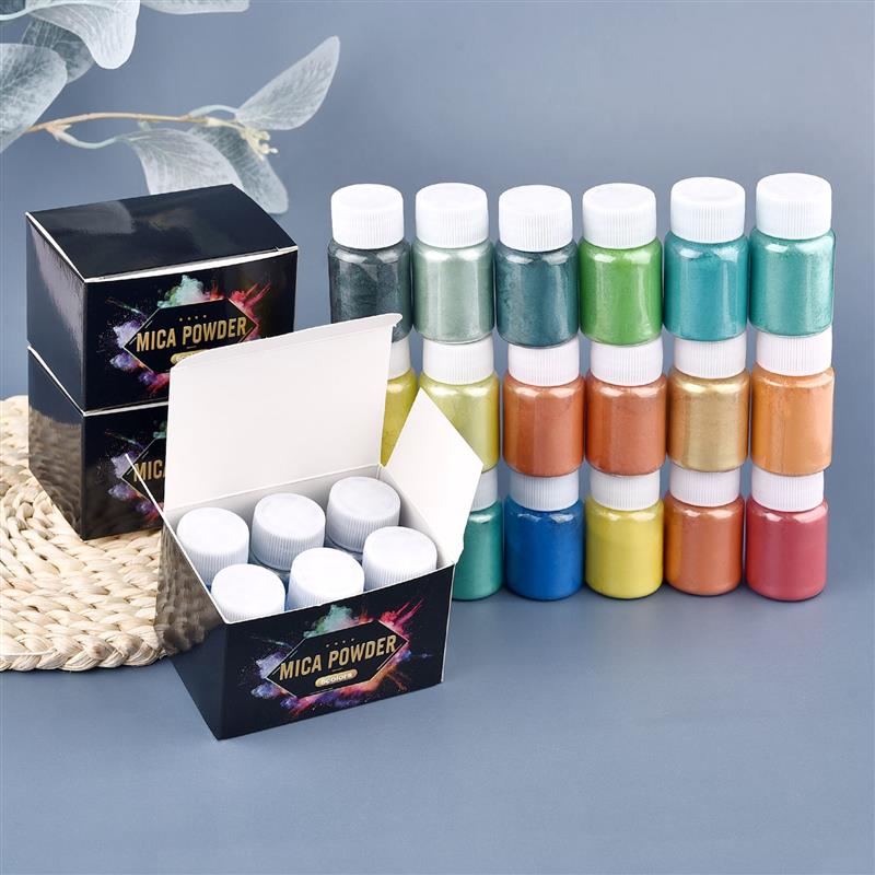 6 Pcs-Set Epoxy Resin Dye Mica - đánh giá và giá Resin Pigment Set