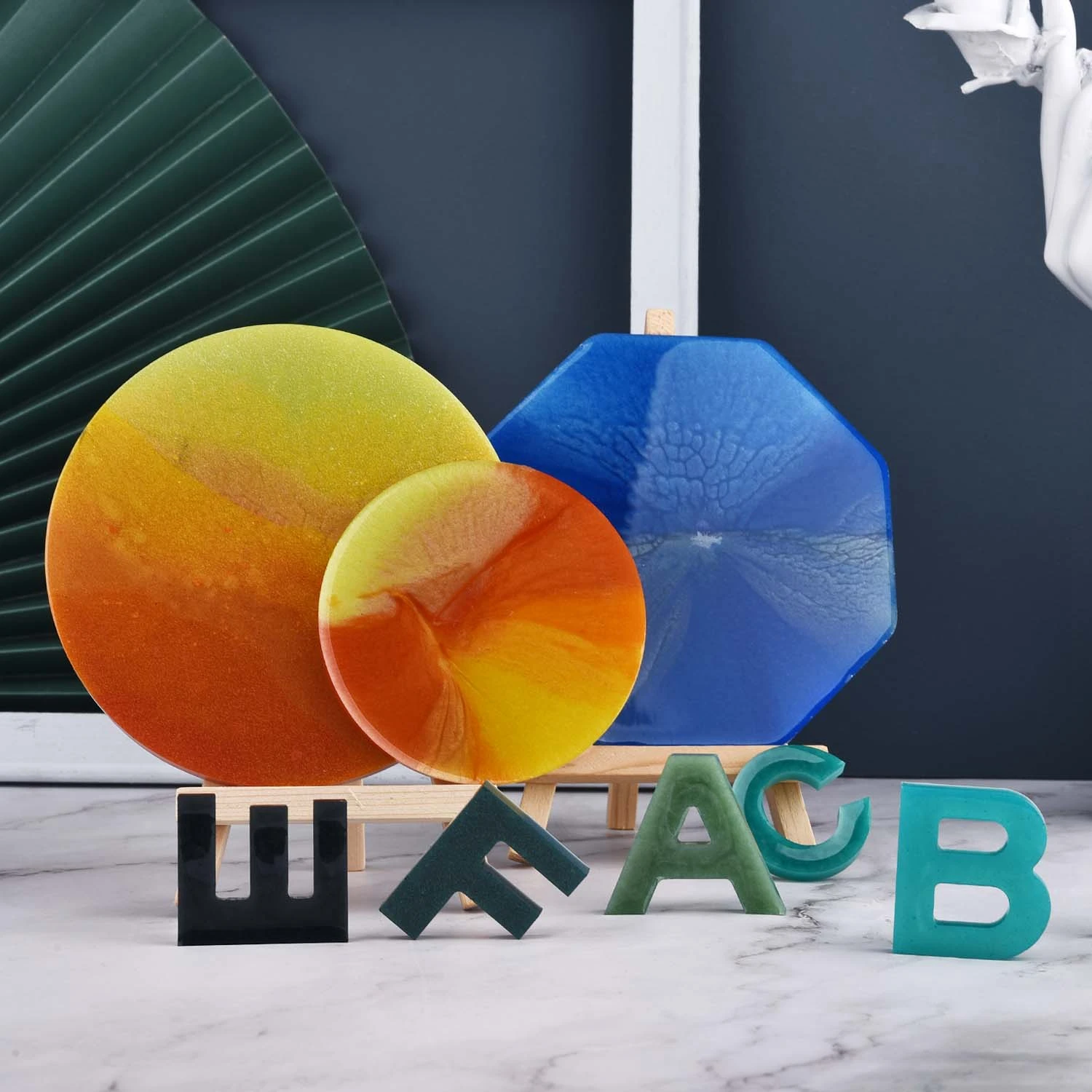 6 Colors/Set Pearlescent Powde - đánh giá và giá Resin Pigment Set