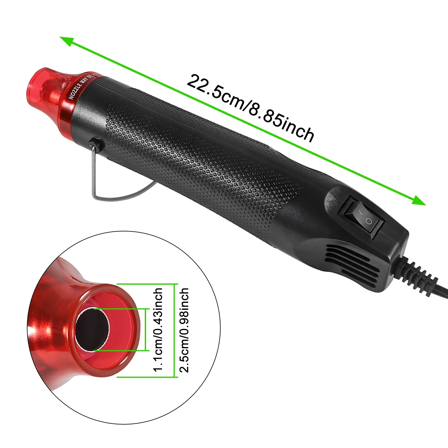 656/1060pcs Heat Shrink Tube W - đánh giá và giá Heat Gun Small