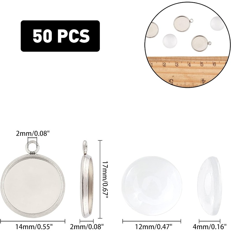 50 sets Pendant Cabochon Jewel - đánh giá và giá Bezels Set Pendant