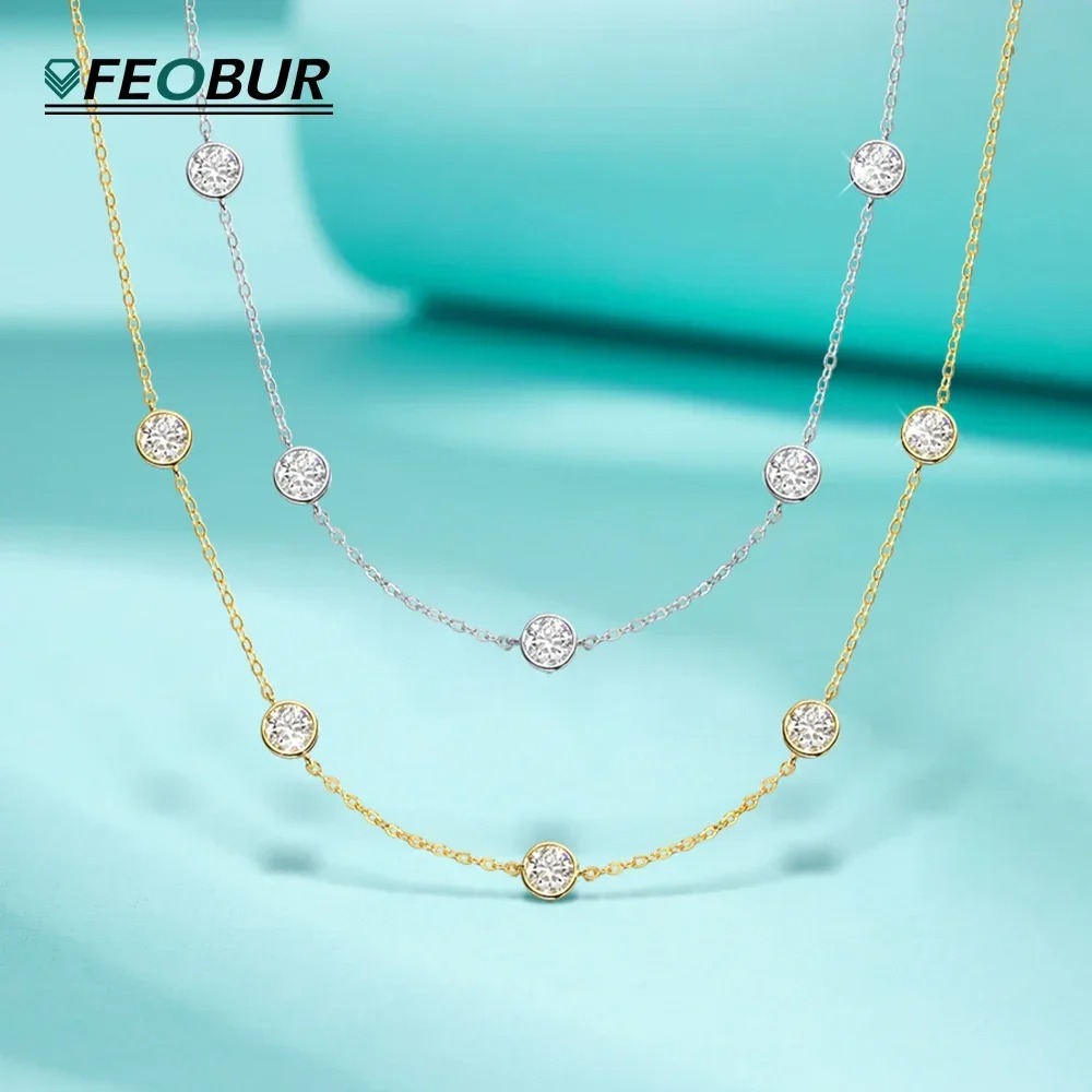 GRA Certified 5mm Moissanite N - đánh giá và giá Bezels Set Pendant