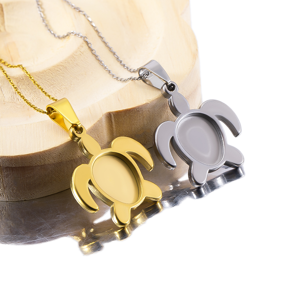 1pc 5pcs Stainless Steel Gold  - đánh giá và giá Bezels Set Pendant